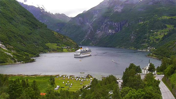 Онлайн веб-камера отеля «Hotel Union Geiranger»
